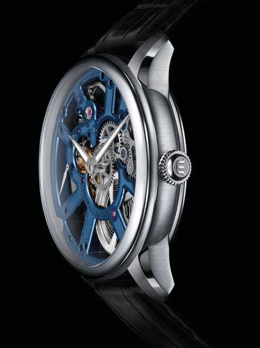 detail Maurice Lacroix Masterpiece Skeleton 43mm MP7228-SS001-004-1