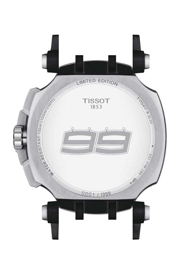 detail Tissot T-Race Jorge Lorenzo 2020 Limited Edition T115.417.27.057.02