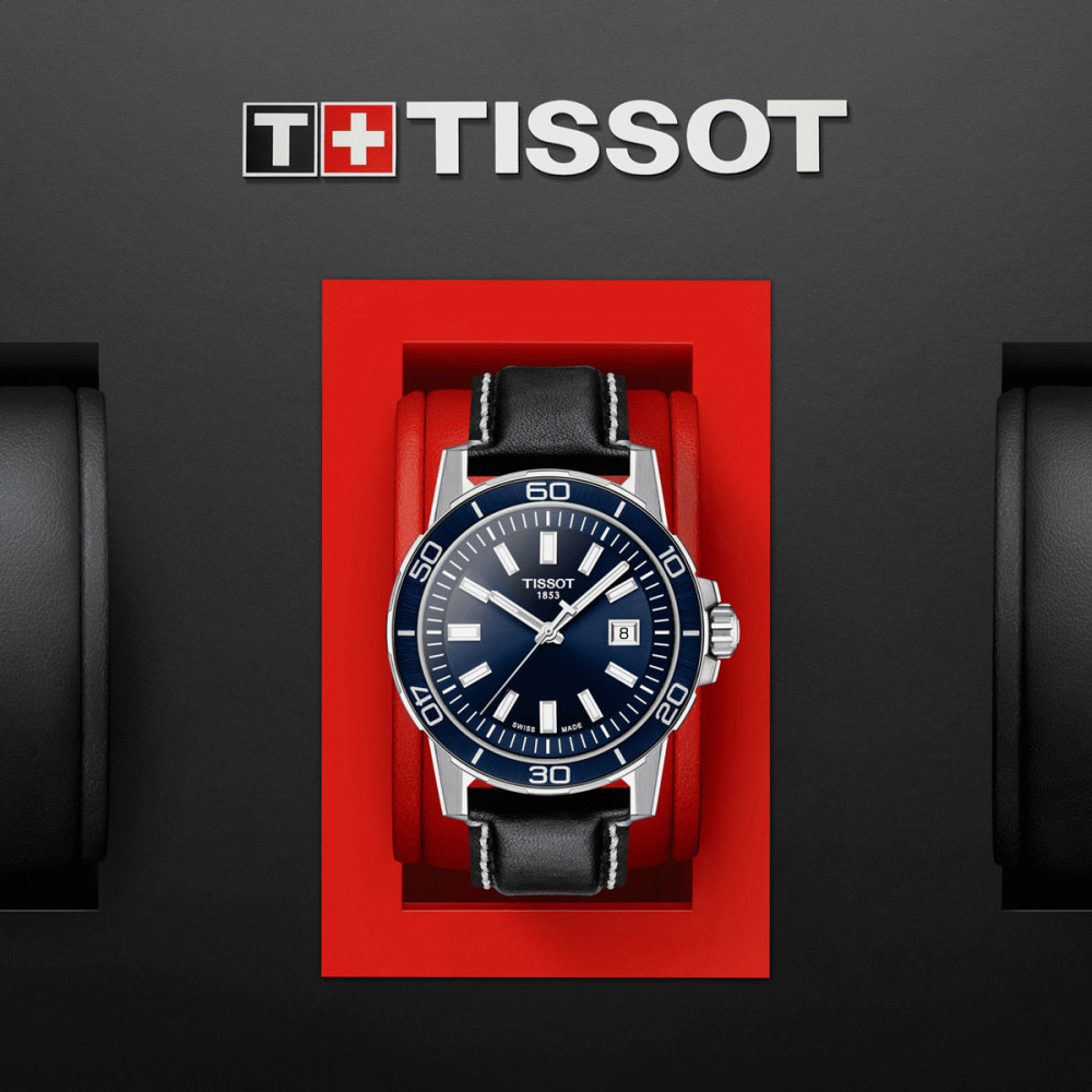 detail Tissot Supersport Gent T125.610.16.041.00