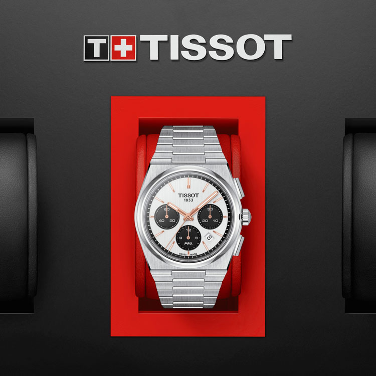 detail Tissot PRX Automatic Chronograph T137.427.11.011.00