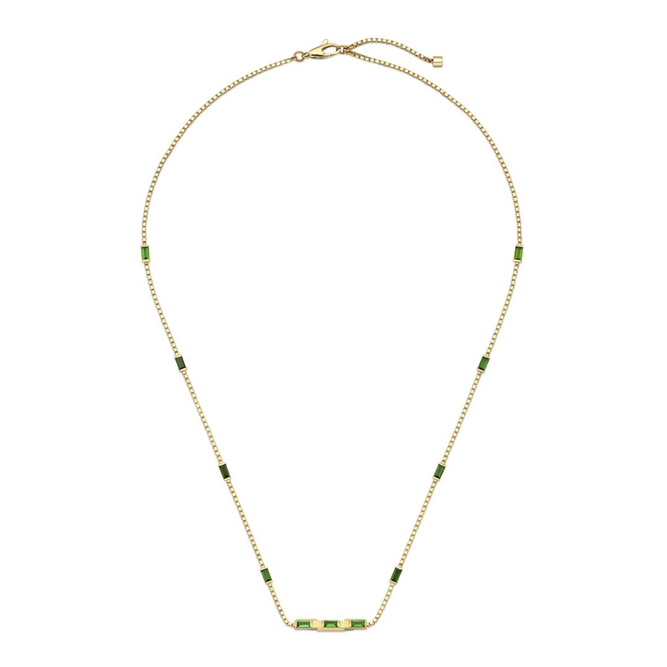 detail Zlatý náhrdelník Gucci Link to Love YBB70239400200U