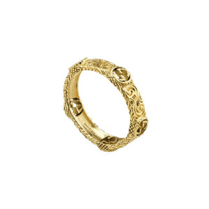 Zlatý Prsten Gucci Interlocking G YBC603608001014