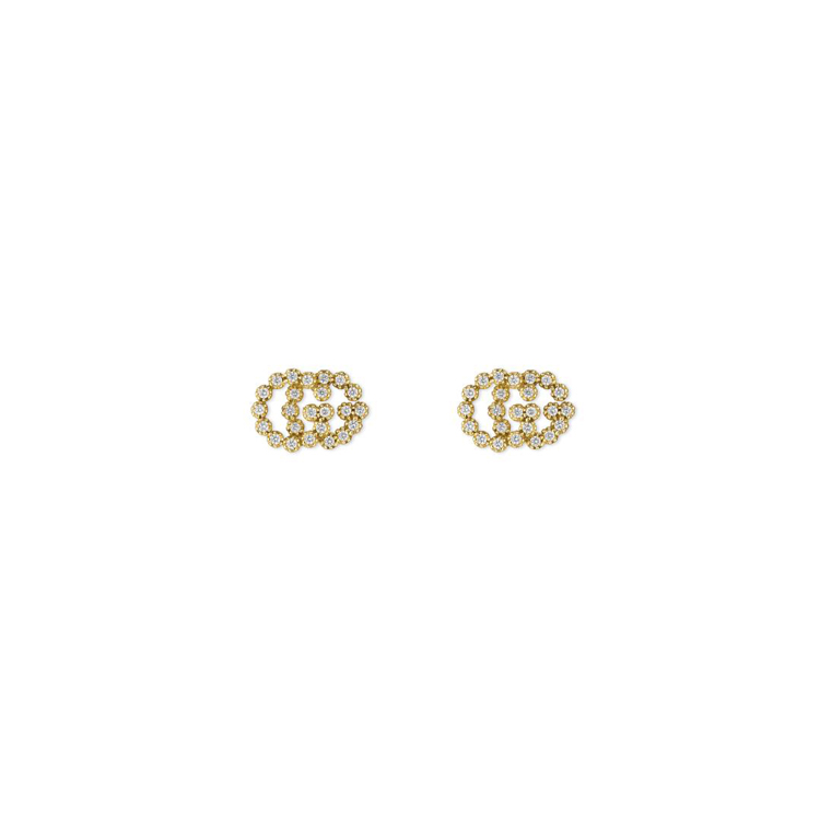 detail Zlaté Náušnice Gucci GG Running YBD48167600100U