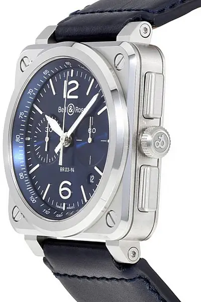 Bell & Ross Blue Steel BR0394-BLU-ST/SCA