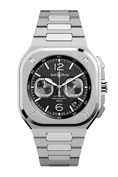 Bell & Ross BR 05 Chrono Black Steel BR05C-BL-ST/SST