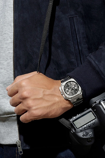 Bell & Ross BR 05 Chrono Black Steel BR05C-BL-ST/SST