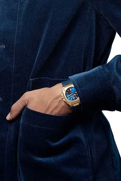 Bell & Ross BR 05 Blue Gold BR05A-BLU-PG/SRB