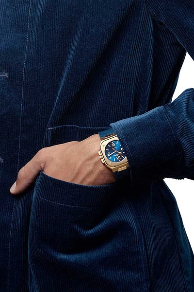 Bell & Ross BR 05 Blue Gold BR05A-BLU-PG/SRB