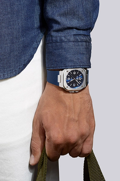 Bell & Ross BR05 Blue Steel BR05A-BLU-ST/SRB