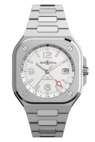 Bell & Ross BR 05 GMT White BR05G-SI-ST/SST