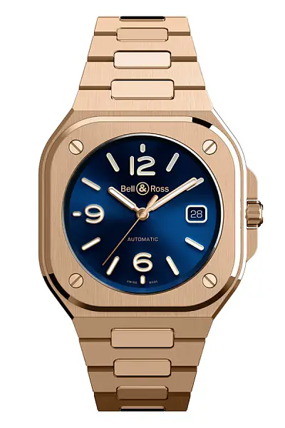 Bell & Ross BR 05 Blue Gold BR05A-BLU-PG/SPG