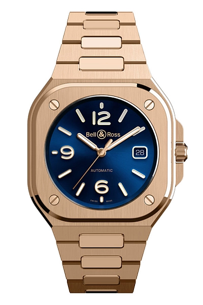 Bell & Ross BR 05 Blue Gold BR05A-BLU-PG/SPG