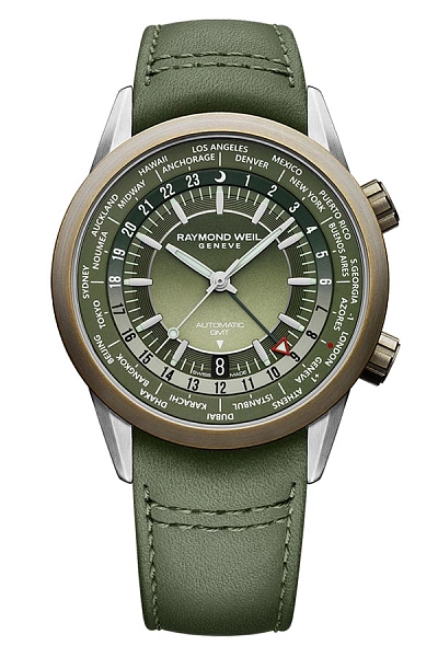 Raymond Weil Freelancer GMT Worldtimer 2765-SBC-52001