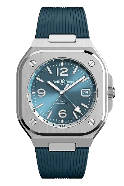 Bell & Ross BR 05 GMT Sky Blue BR05G-PB-ST/SRB