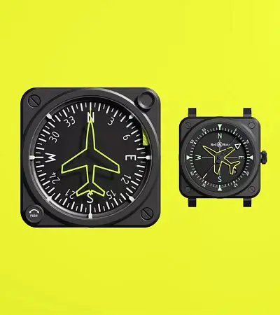 Bell & Ross BR 03 Gyrocompas BR03A-CPS-CE/SRB