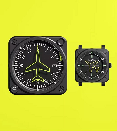 Bell & Ross BR 03 Gyrocompas BR03A-CPS-CE/SRB
