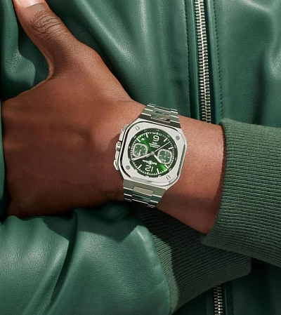 Bell & Ross BR 05 Chrono Green Steel BR05C-GN-ST/SST