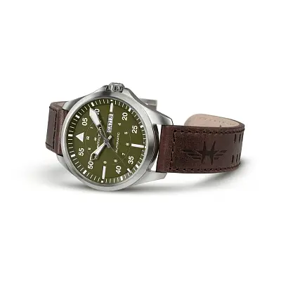 Hamilton Khaki Aviation Pilot Day Date Auto H64635560
