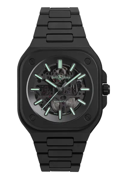 Bell & Ross BR 05 Skeleton Black Lum Ceramic BR05A-BLM-SKCE/SCE