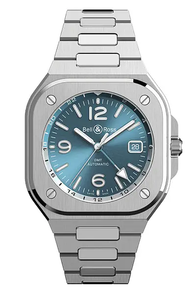 Bell & Ross BR-05 GMT Sky Blue BR05G-PB-ST/SST