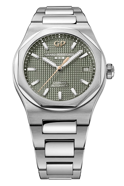 Girard-Perregaux Laureato 38mm Sage Green 81005-11-3407-1CM