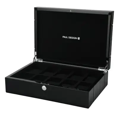 Box na Hodinky Paul Design Gentlemen 10 Black Shadow