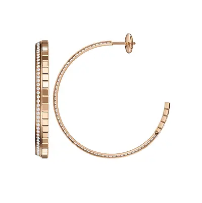 Zlaté Náušnice Chopard Ice Cube 837008-5002