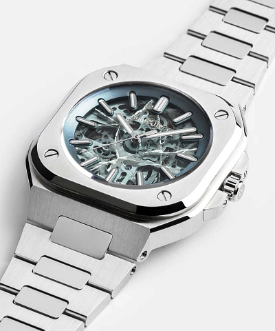 Bell & Ross BR-05 Skeleton Arctic Blue BR05A-AB-SKST/SST