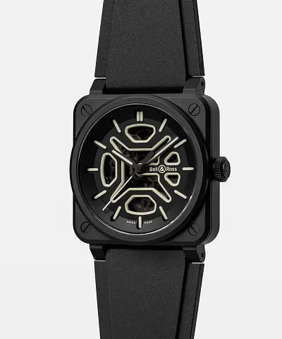 Bell & Ross BR-03 Skeleton Lum Ceramic BR03A-LM-SKCE/SRB