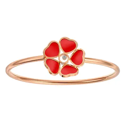 Zlatý Náramek Chopard Happy Hearts Flowers 85A085-5803