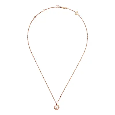 Zlatý Přívěsek Chopard Happy Diamonds 79A017-5001