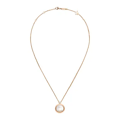 Zlatý Přívěsek Chopard Happy Diamonds 793929-5201