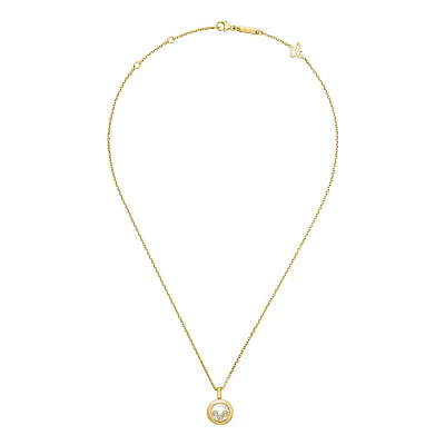 Zlatý Přívěsek Chopard Happy Diamonds 79A018-0001