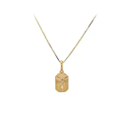 Zlatý přívěsek s motivem Ježíše Krista