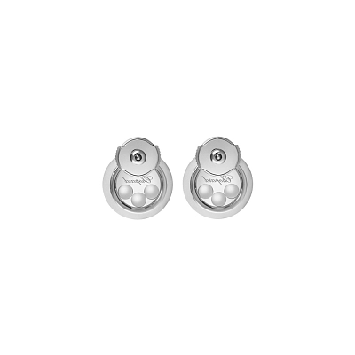 Gold Earrings Chopard Happy Diamonds 83A018-1201