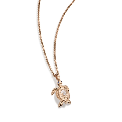 Zlatý Náhrdelník Chopard Happy Diamonds Turtle 79A187-5001