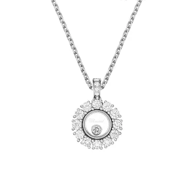 Zlatý Náhrdelník Chopard Happy Diamonds 79A609-1001