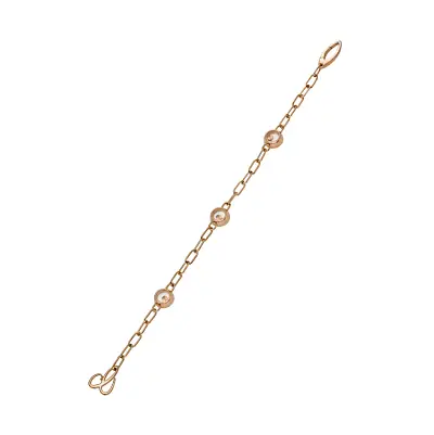Zlatý Náramek Chopard Happy Diamonds 85A117-5010