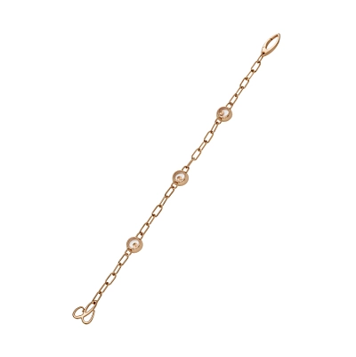 Zlatý Náramek Chopard Happy Diamonds 85A117-5010
