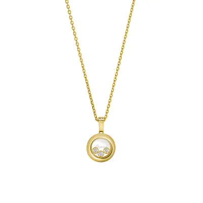 Zlatý Přívěsek Chopard Happy Diamonds 79A018-0001