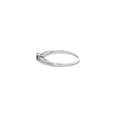 Gold Ring with Green Stone