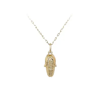 Zlatý Přívěsek Kukuřičný Klas