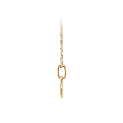 Gold Pendant Madonna Virgin Mary