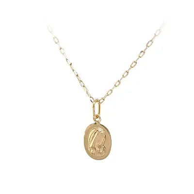 Zlatý Přívěsek Madonka Panna Marie