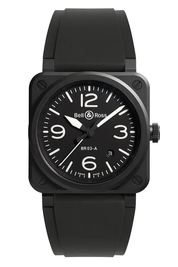 Bell & Ross BR 03 Black Matte BR03A-BL-CE/SRB