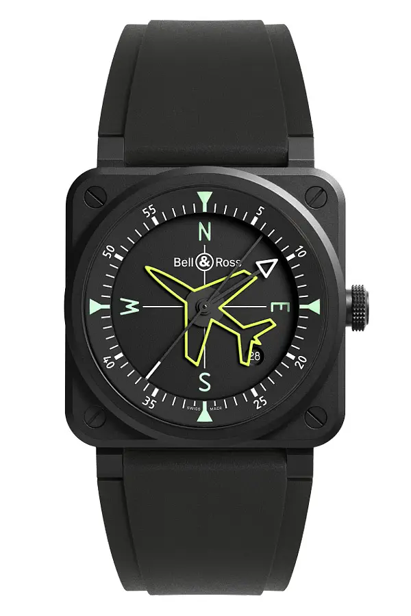 Bell & Ross BR 03 Gyrocompas BR03A-CPS-CE/SRB