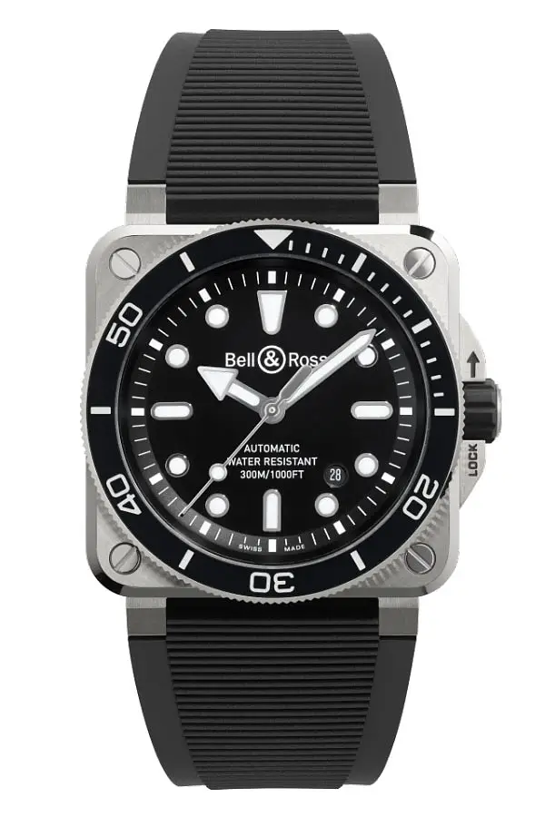Bell & Ross BR 03 Diver Black Steel BR03A-D-BL-ST/SRB