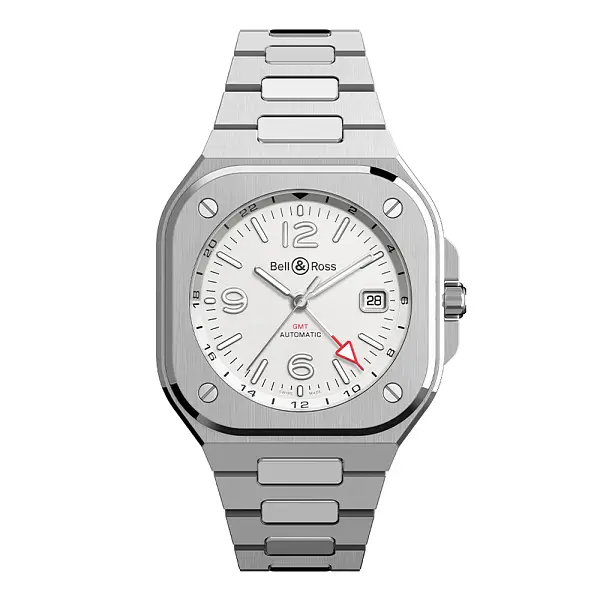 Bell & Ross BR 05 GMT White BR05G-SI-ST/SST