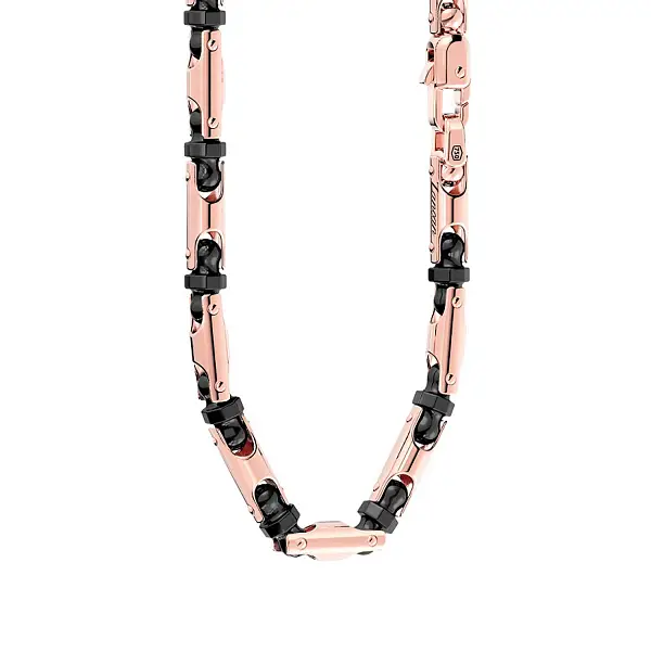 Zlatý náhrdelník Zancan Ceramikgold KC071R-N-60