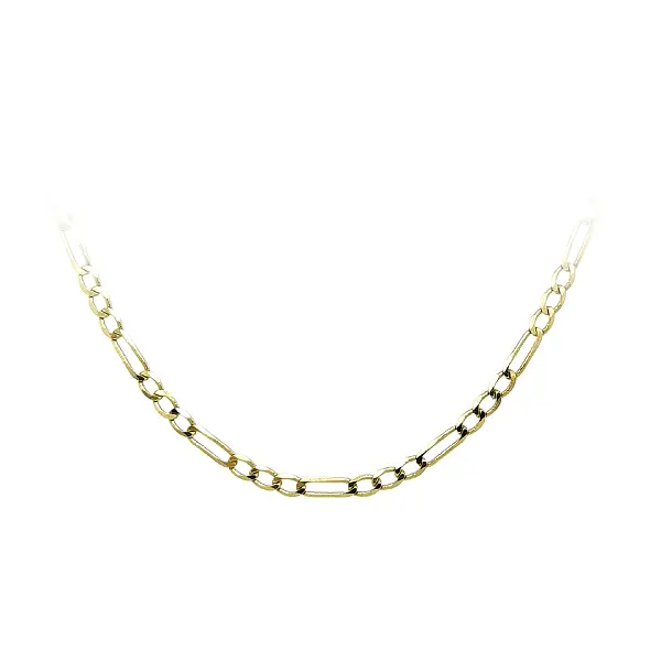 Zlatý řetízek Figaro